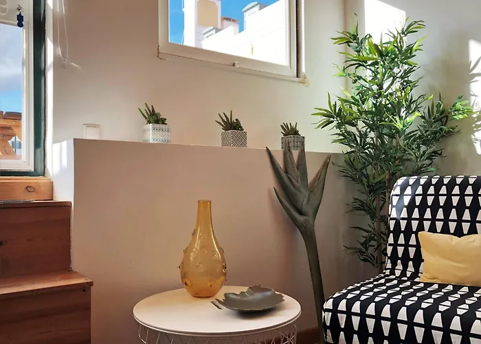 Apartamento Sm3 Cosy&central With Rooftop Terrace&ac! In Real, Near Bairro Alto