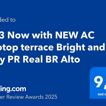 Sm3 Now With New Ac Rootop Terrace Bright And Cozy Pr Real Br Alto Apartment *